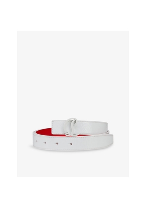 Womens Christian Louboutin Loubi54 Leather Belt