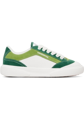 Casablanca White & Green 'Del Mar' Sneakers