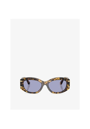 Womens Dolce & Gabbana Dg4502 Oval-Frame Acetate Sunglasses