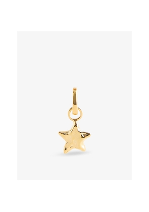 Womens Enamel Copenhagen Star Energy 18ct Yellow Gold-Plated 925 Sterling Silver Earring Charm