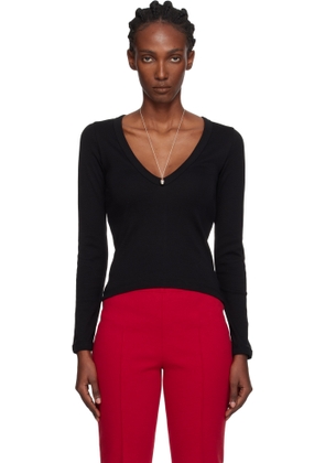 FLORE FLORE Black Dewi Longsleeve T-shirt