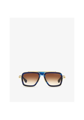 Dita D4000397 Lxn Aviator-Frame Acetate Sunglasses