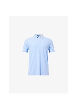Mens Polo Ralph Lauren Honeycomb Short-Sleeves Cotton-Jersey Polo Shirt
