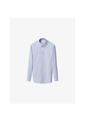 Mens Eton Oxford Signature Slim-Fit Striped Cotton Shirt