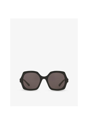 Chloe Ch0226S Rectangle-Frame Acetate Sunglasses