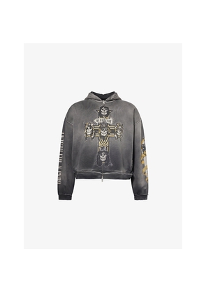 Mens Represent x Guns N' Roses Exclusive Tour Zip Cotton-Jersey Hoody