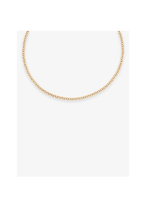 Womens Astrid & Miyu Rolo T-Bar 18ct Yellow Gold-Plated Brass Chain Necklace
