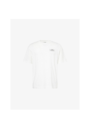 Mens Amiri Spirit Logo-Patch Cotton-Jersey T-Shirt