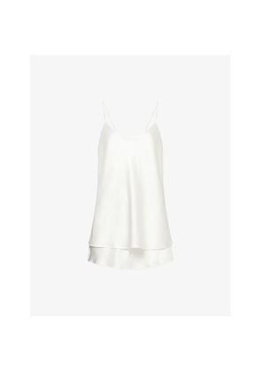 Womens Olivia Von Halle Bella Silk Satin Camisole Set