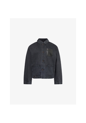 Mens Loewe Workwear Relaxed-Fit Denim Jacket