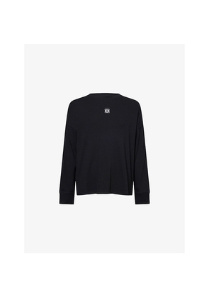 Mens Loewe Ribbed Long-Sleeve Cotton-Jersey T-Shirt