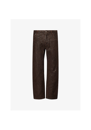 Mens Bottega Veneta Bv P Intrecciato Trousers