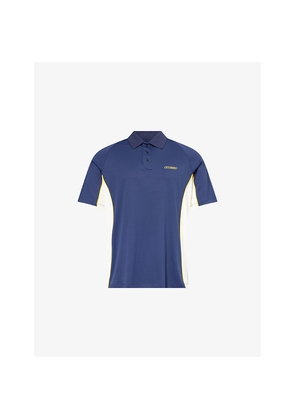 Mens Manors x Reebok Logo Jersey Polo Shirt