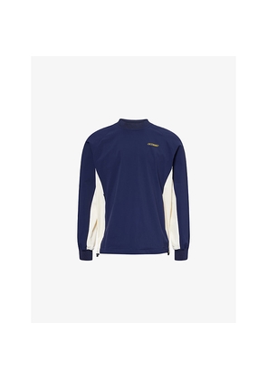 Mens Manors x Reebok Crewneck Nylon Windbreaker Sweatshirt