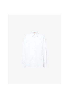 Mens Barena Venezia Maridola Pointed-Collar Cotton Shirt