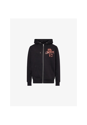 Mens Summer Of Sound Smoke Clouds Graphic-Print Cotton-Jersey Hoody