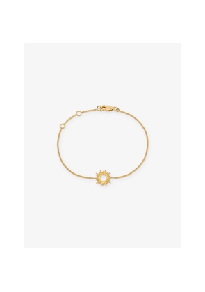 Womens Rachel Jackson Eternal Sun 18ct Gold-Plated Sterling Silver Bracelet