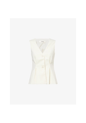 Womens 4th & Reckless Mila V-Neck Woven Vest