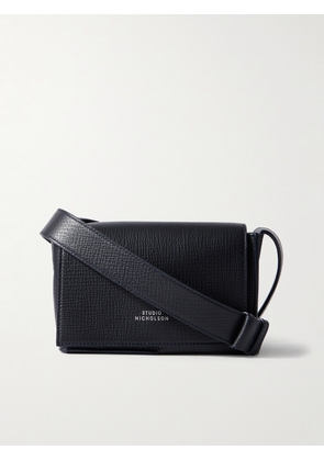 Studio Nicholson - Meshi Mini Textured-Leather Shoulder Bag - Men - Blue
