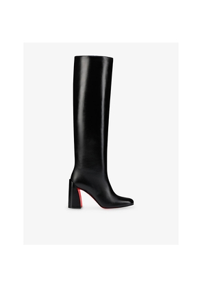 Womens Christian Louboutin Janitta 85 Leather Boots