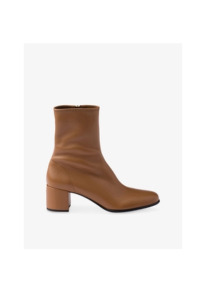 Womens Prada Stretch Nappa Leather Ankle Boots