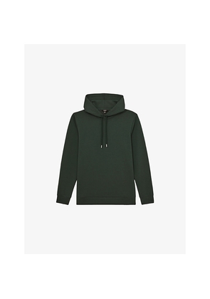 Mens Reiss Fabien Regular-Fit Double-Knit Stretch-Jersey Hoody