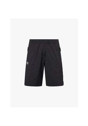Mens Aape One-Point Logo-Print Shell Shorts