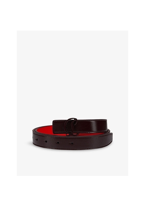 Womens Christian Louboutin Loubi54 Leather Belt