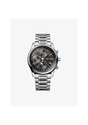 Longines L2.673.4.61.6 Master Collection Chronograph Moonphase Stainless-Steel Automatic Watch
