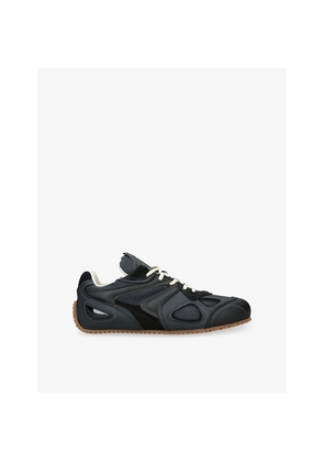 Mens Axel Arigato Slow Runner Leather and Suede Trainers