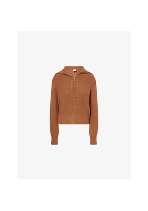 Womens Varley Maura Ribbed Knitted Jumper