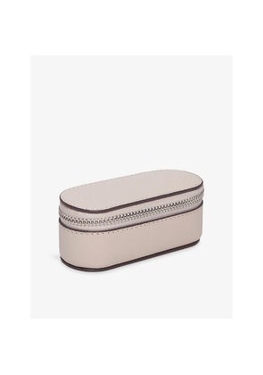 The White Company Branded Leather Travel Jewellery Case