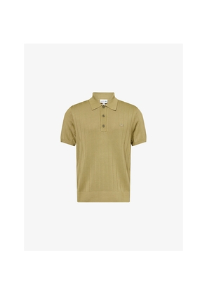 Mens Lacoste Short-Sleeve Knitted Cotton-Blend Polo Shirt