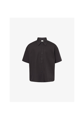 Mens Entire Studios Pointed-Collar Short-Sleeve Cotton Shirt