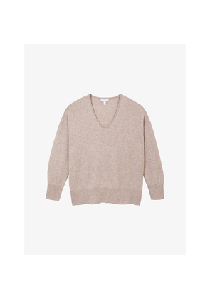 Womens The White Company V-Neck Cashmere Jumper