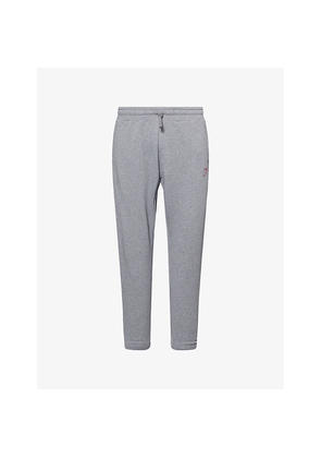 Mens Gymshark Power Wordmark Tapered-Leg Cotton-Blend Jogging Bottoms