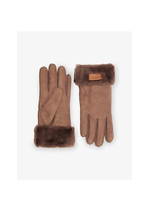 Womens UGG Turn-Cuff Sheepskin Gloves