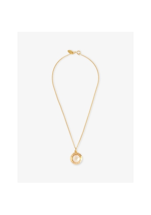 Womens Reselfridges Pre-Loved Chanel Faux-Pearl Gold-Plated Necklace