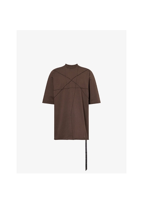 Mens Rick Owens Drkshdw Oversized Short-Sleeve Cotton T-Shirt