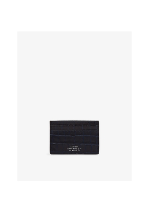 Womens Smythson Flat Leather Card Holder