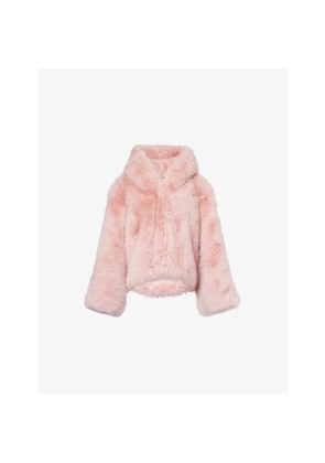Womens Jaded London Mara Hooded Faux-Fur Coat