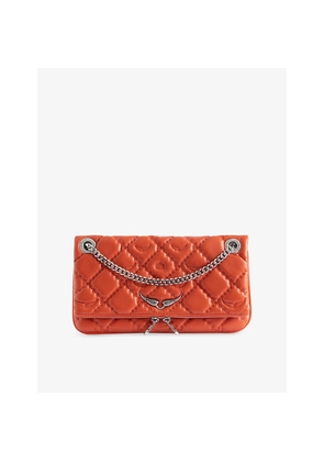 Womens Zadig&Voltaire Rock II Quilted Leather Clutch