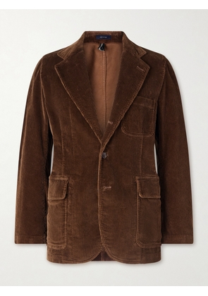 Drake's - Cotton-Corduroy Suit Blazer - Men - Brown - UK/US 36