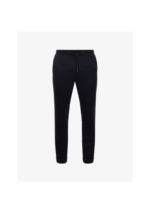 Mens Paul Smith Drawstring-Waist Tapered-Leg Wool Trousers