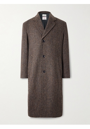 LEMAIRE - Chesterfield Herringbone Wool-Tweed Coat - Men - Brown - IT 46