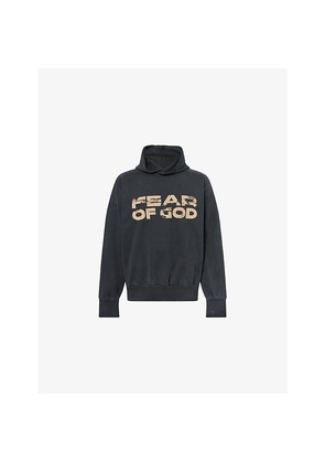 Mens Fear Of God Relaxed-Fit Cotton-Jersey Hoodie