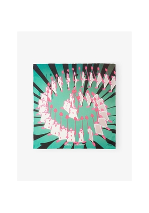 The Skateroom x Disney x Harry Lambert Alice In Wonderland Silk Scarf