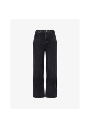 Mens Frame Baggy Wide-Leg Denim Jeans