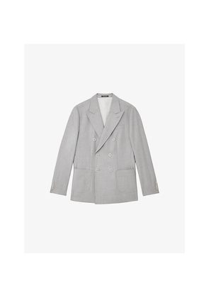 Mens Reiss Tyler Double-Breasted Wool Blazer