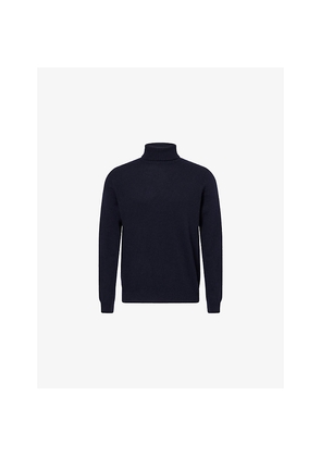 Mens Oscar Jacobson Salim Roll-Neck Wool Blend Jumper